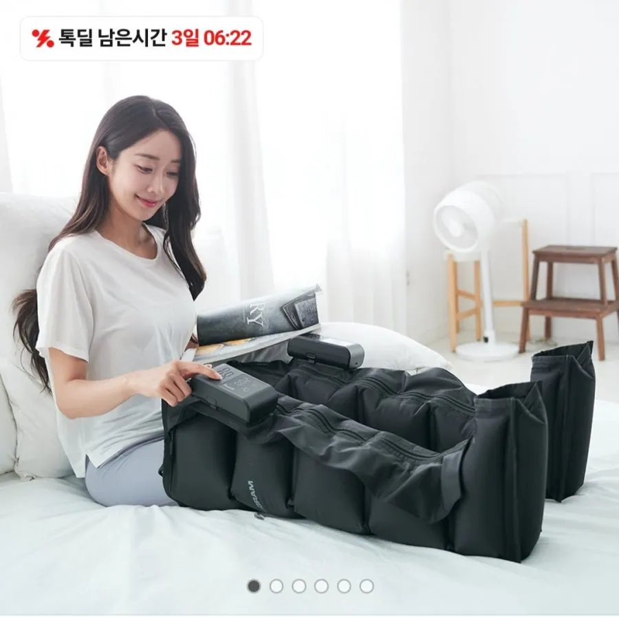 무선 공기압 종아리 다리 마사지기