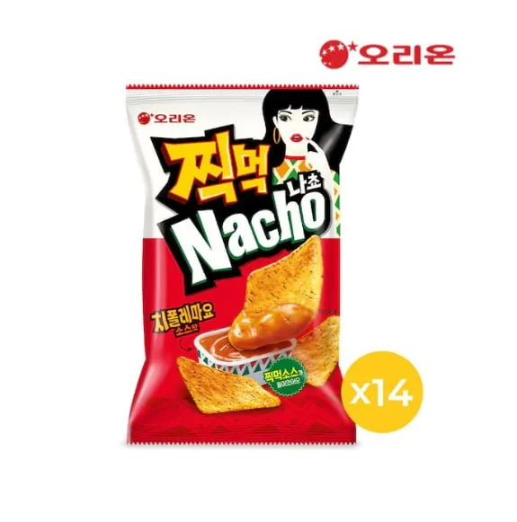 오리온 찍먹 나쵸 치폴레마요 84g 14개