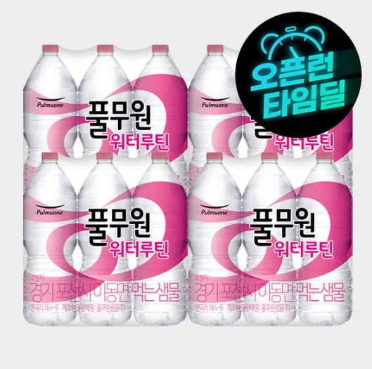 풀무원 워터루틴 생수 2L 24개