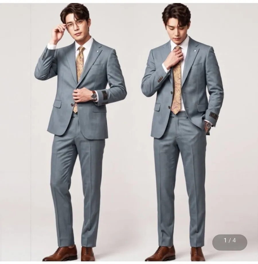 지이크 F/W 이태리 까를로바르베라 블루 수트