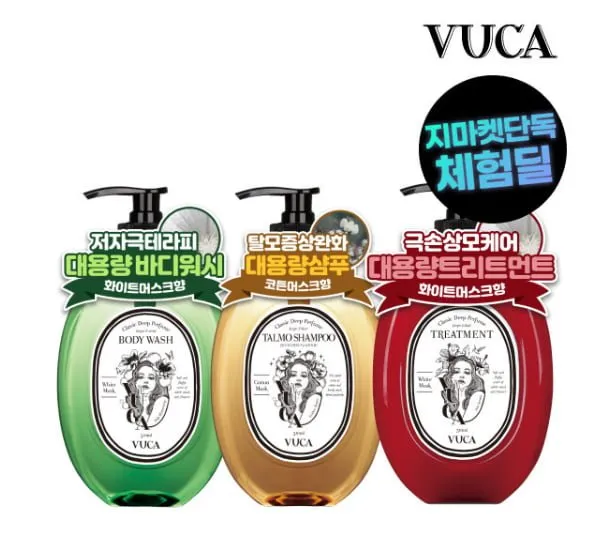 뷰카 대용량 퍼퓸 샴푸 바디워시 트리트먼트 510ml