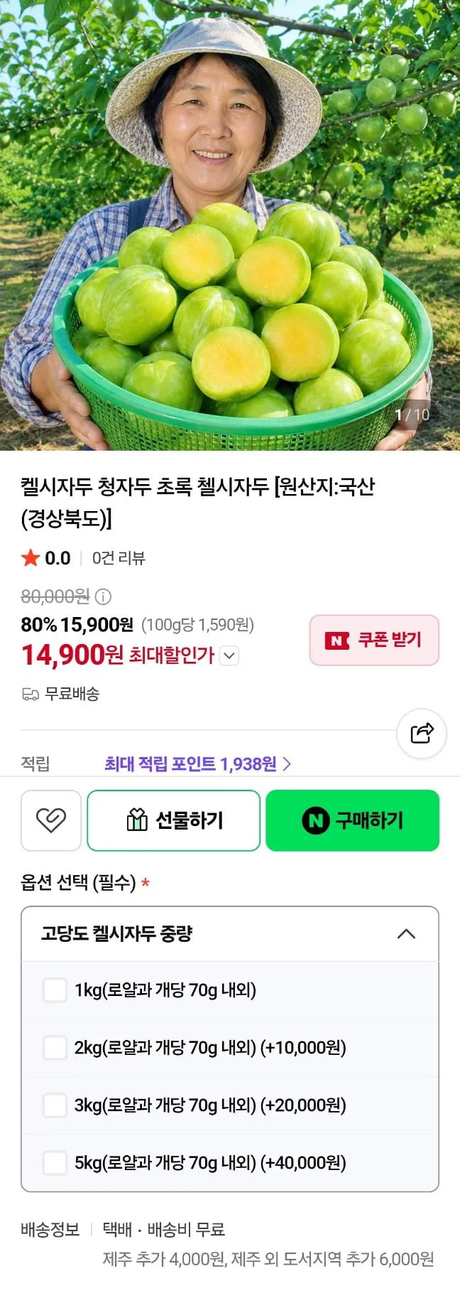 자두계의 샤인머스캣 켈시자두 청자두 첼시자두