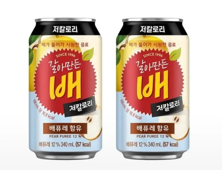 갈아만든 배 저칼로리 340ml 24캔
