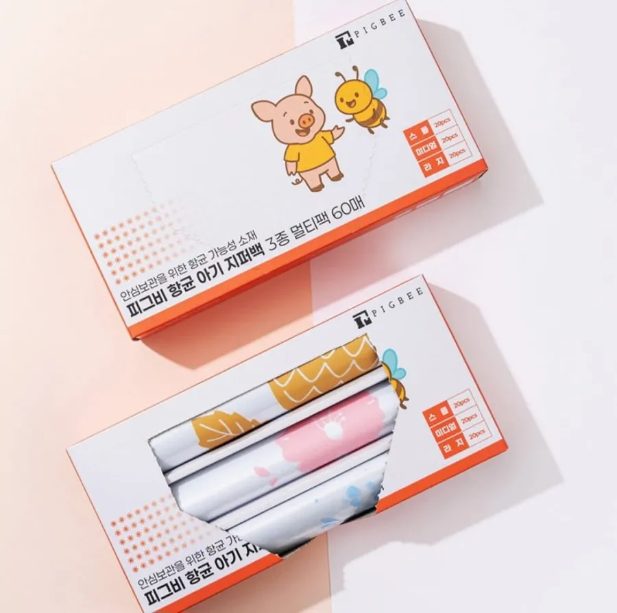 피그비 항균 아기지퍼백 대용량 외 5종