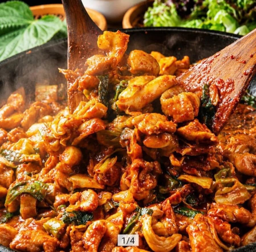 춘천양념닭갈비 600g 4팩