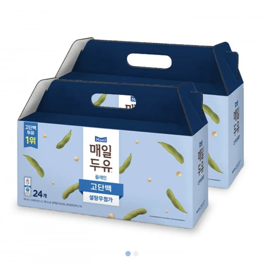 매일두유 고단백 플레인 저당두유 선물세트 48팩