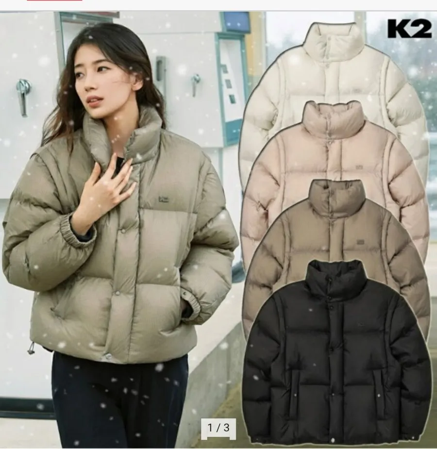 K2 여성 구스다운 GOLDEN K95 베이글