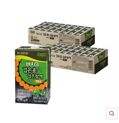 베지밀 검은콩과 검은참깨 두유 145ml 48팩 (임박)