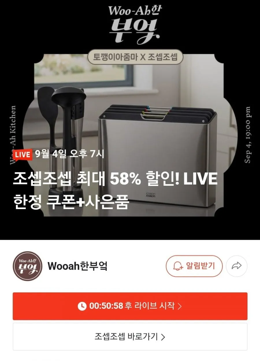 조셉조셉 도마, 식기건조대, 조리도구 등