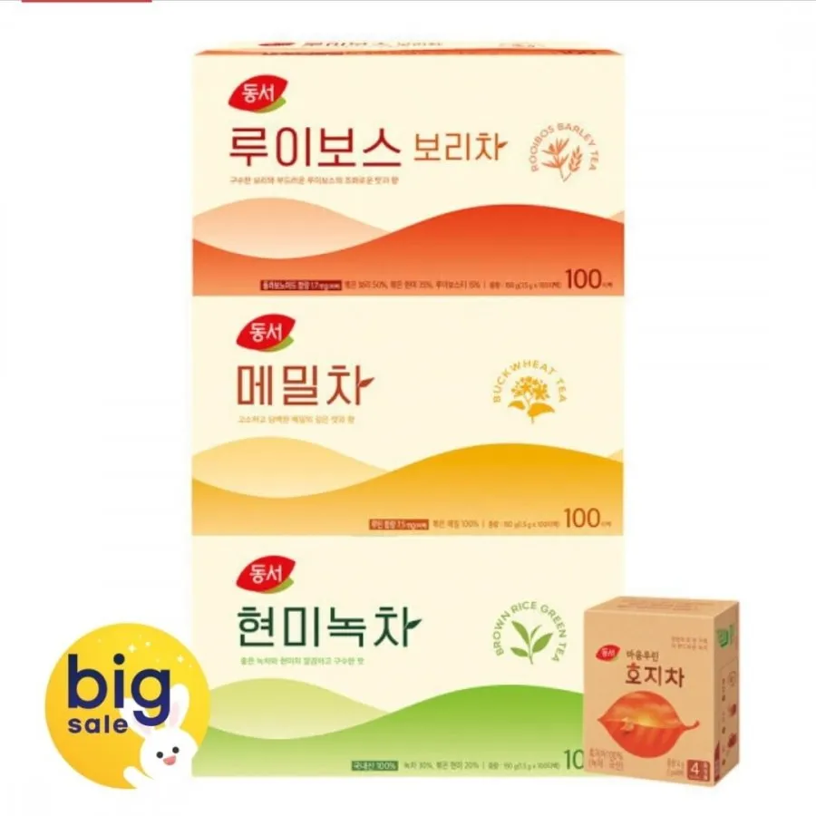 동서 메밀차 100T 외 2종 2개 골라담기