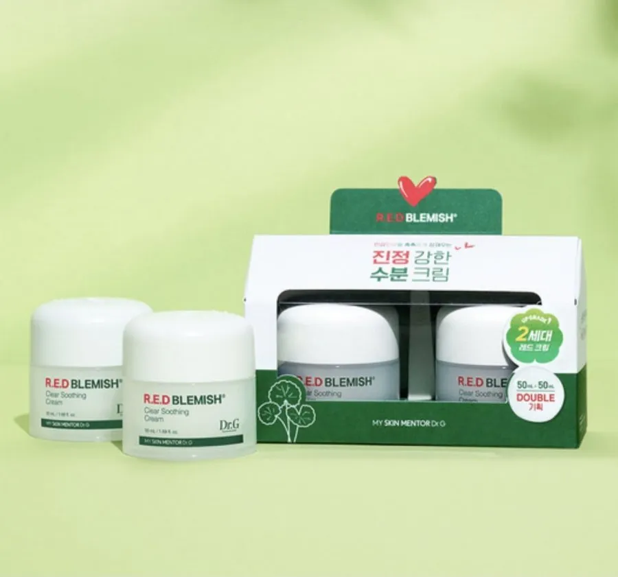 닥터지 레드 블레미쉬 클리어 수딩 크림 50ml 듀오 기프트 세트