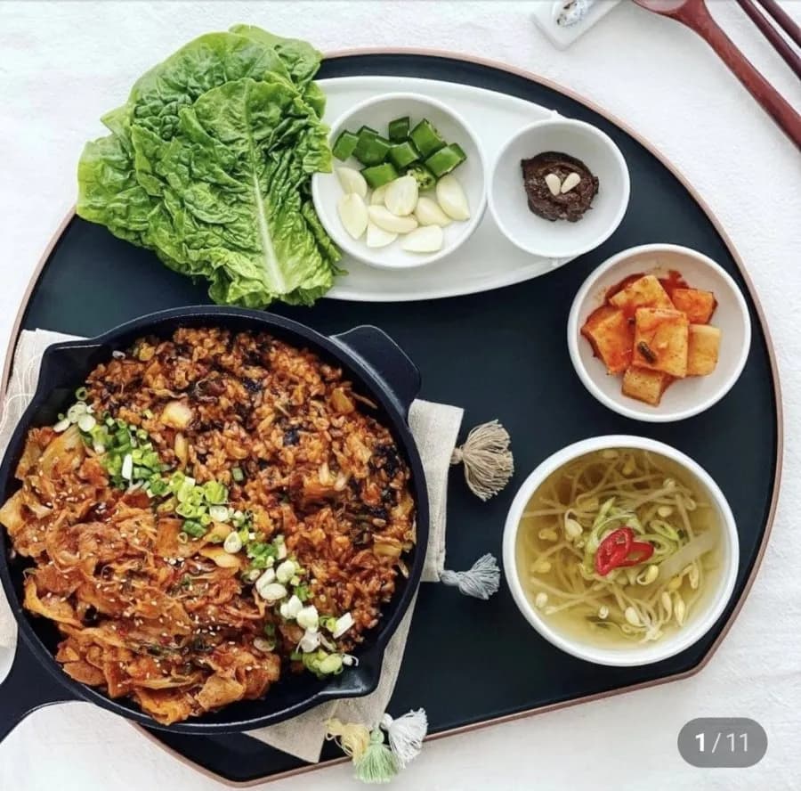 파절이삼겹살 볶음밥 재료포함 2인분