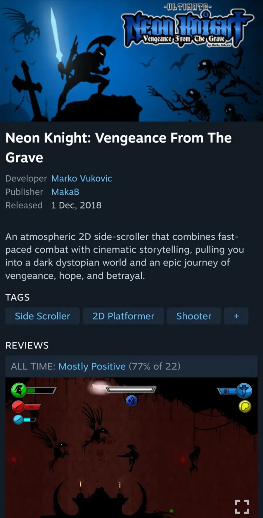 Neon Knight: Vengeance From The Grave