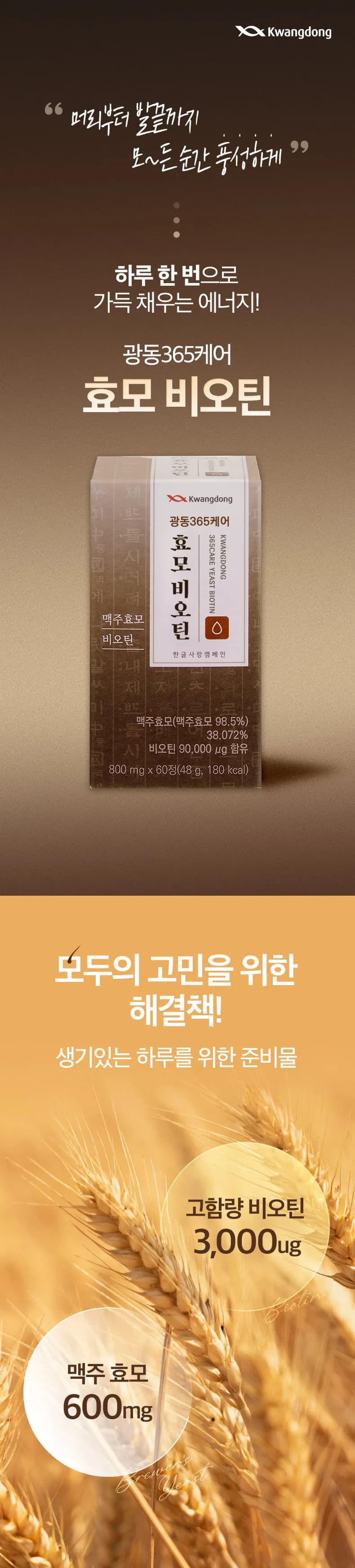 40~50대, 머리카락이 예전 같지 않다면? 효모 비오틴