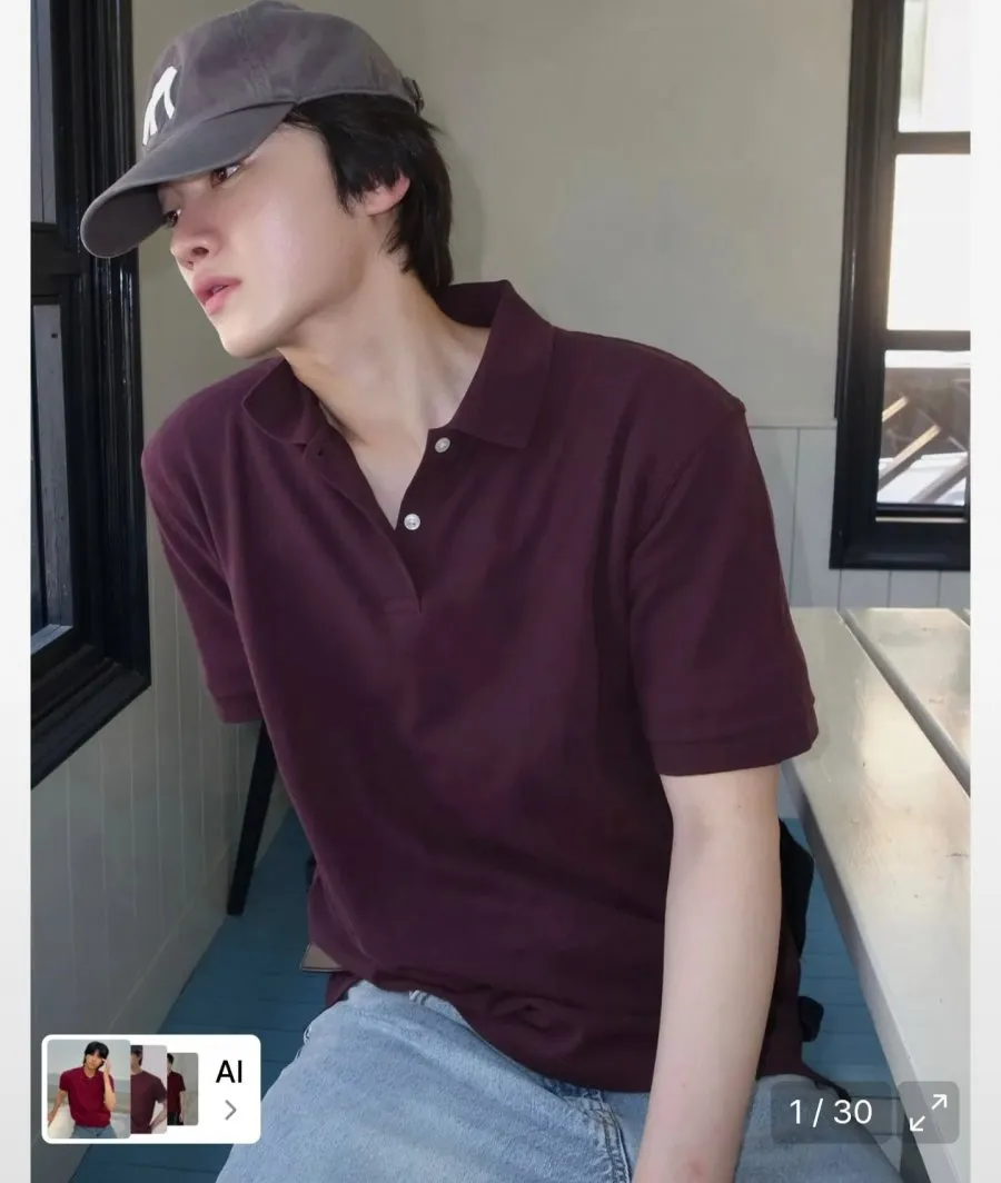 지오다노 피케 폴로 반팔 카라티