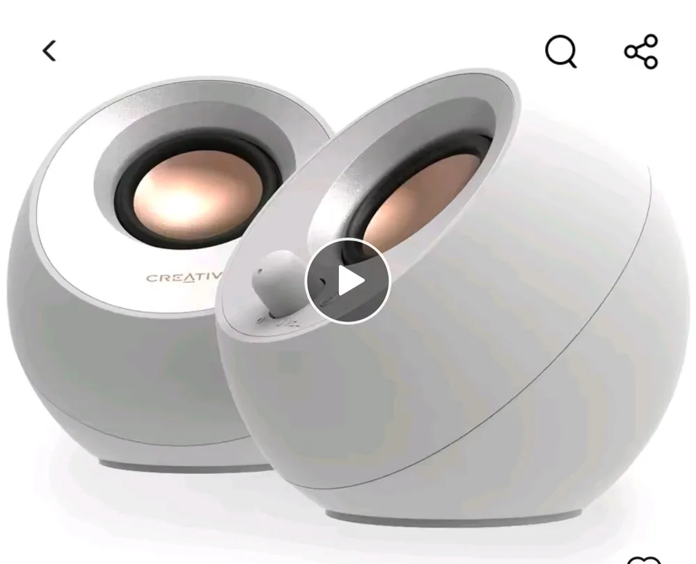 Creative PEBBLE V3 (화이트) 스피커