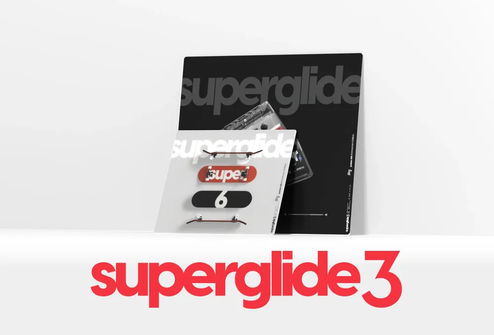 펄사 6주년 한정판 슈퍼글라이드 3 유리패드 Superglide3 Glass Mousepa...