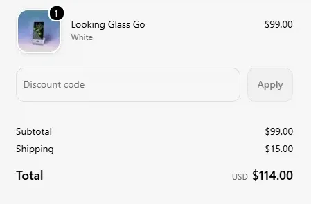 (lookingglass) Looking Glass Go 3D모니터 99$