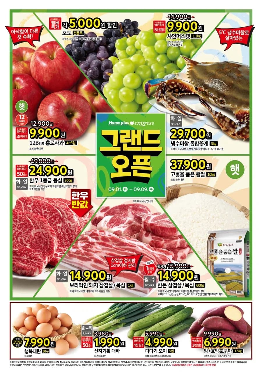 그랜드 오픈 전단