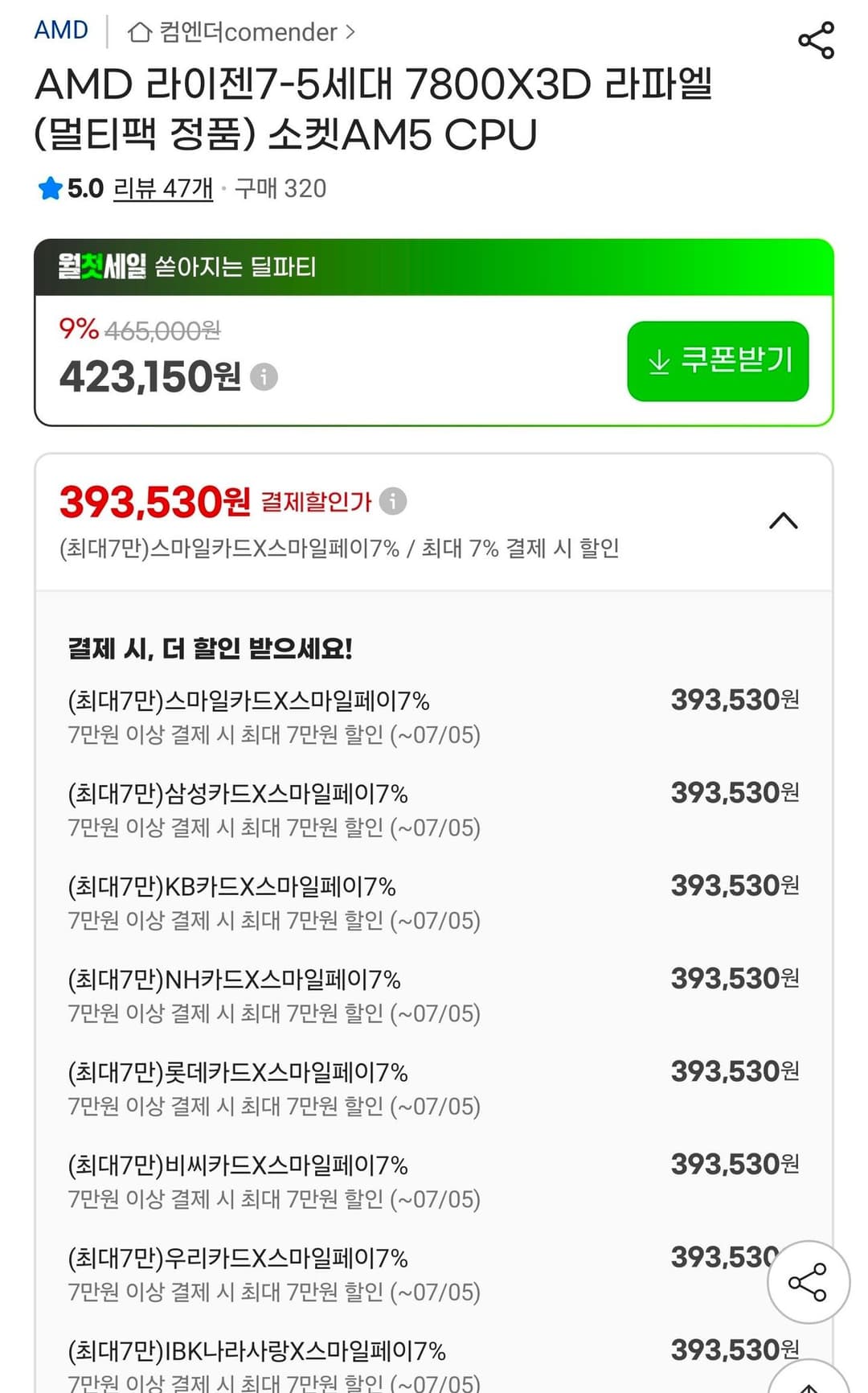 7800X3D 라파엘