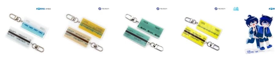 마그네틱 승차권 노란색 / 6,000원