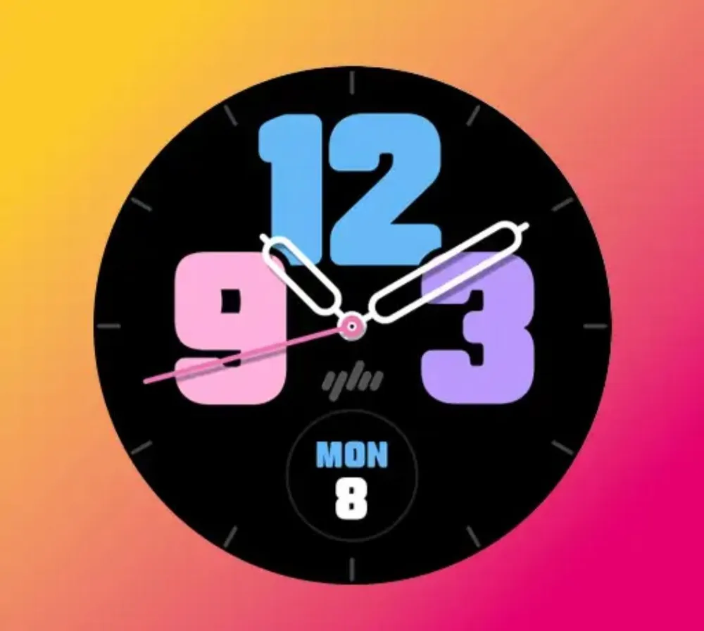 yamwatch analog 2 워치페이스