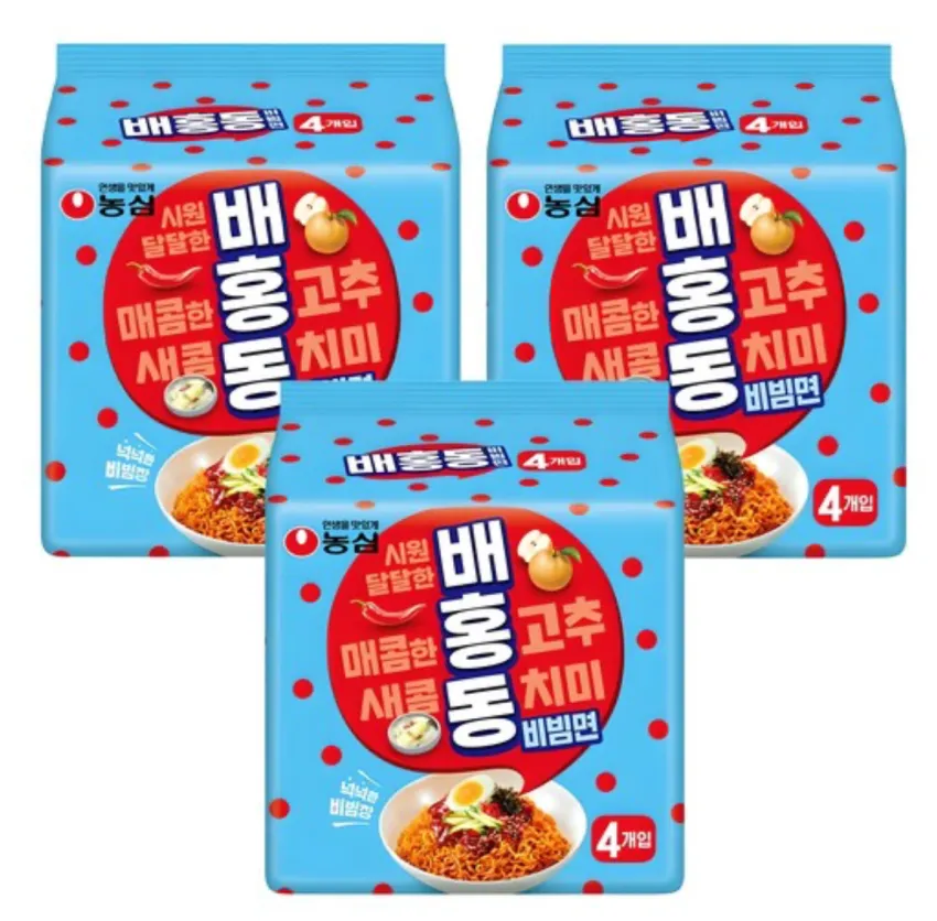 배홍동 비빔면 137g, 12개