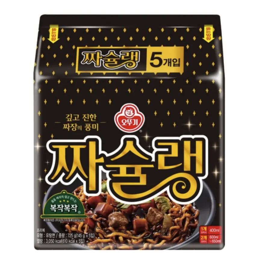 오뚜기 짜슐랭 145g, 5개