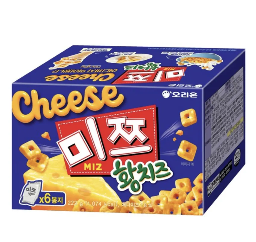 오리온 미쯔 황치즈 6p, 222g, 1개