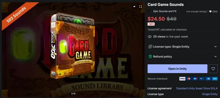 (무료) Card Game Sounds